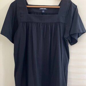 Casual but dressy Black top